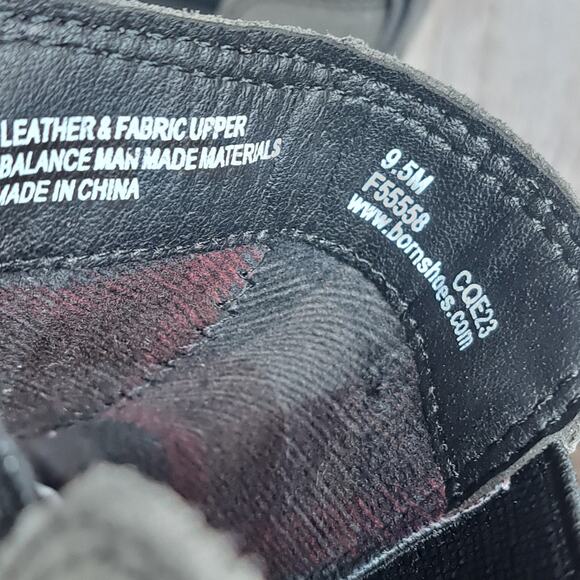 Born Cove Slip On Leather Chelsea Ankle Boots Gray Women's Sz 9.5 M (NWT) - Picture 9 of 9